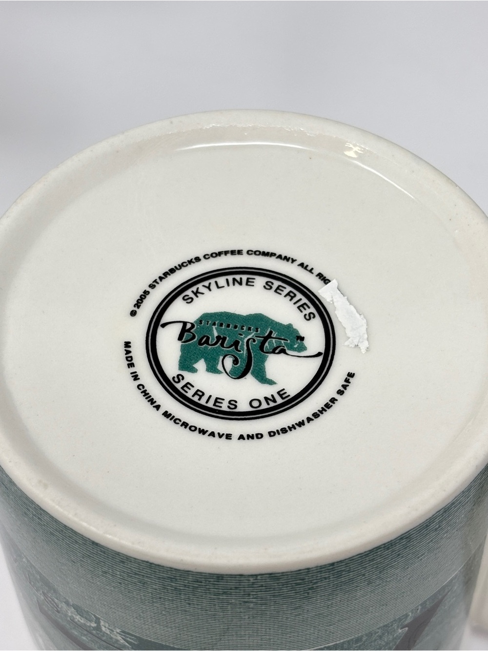 VINTAGE STARBUCKS Barista Skyline Series Alaska Mug The Last Frontier - Picture 6 of 7